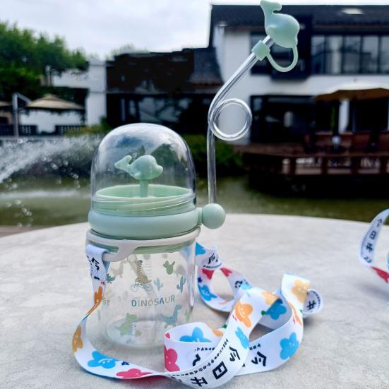 Φάλαινα Σπρέι Μπουκάλι Νερού Κύπελλο με Καλαμάκι 260ml Φιλικό προς τα Μωρά Κύπελλο Ποτού για Οικογενειακά Πάρτι Εξωτερικούς Χώρους Δώρο