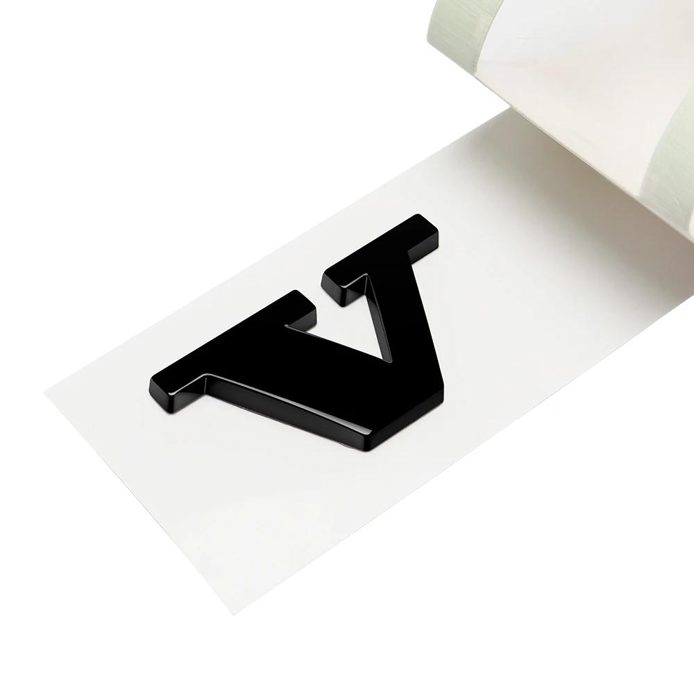 Błyszczący Czarny Emblemat Tylnej Klapy Dla Volvo Naklejka Naklejka z Nazwą Volvo Tylna Naklejka Dla Volvo Polestar XC90 XC60 XC40 S90 V90