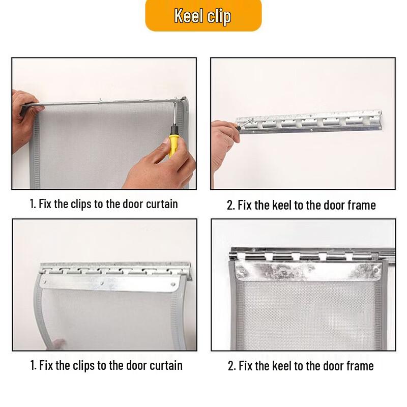 Magnetic PVC Thermal Insulated Door Curtain