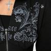 Europäischer und amerikanischer Retro-Patchwork-Cardigan, lässige Taillenbetonung für Herbst und Winter, figurbetonender kurzer Hoodie