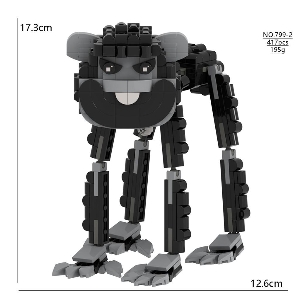 Smiling Poppy4 Critters Game Characters Building Blocks Toys Kidss Toys Puzzle