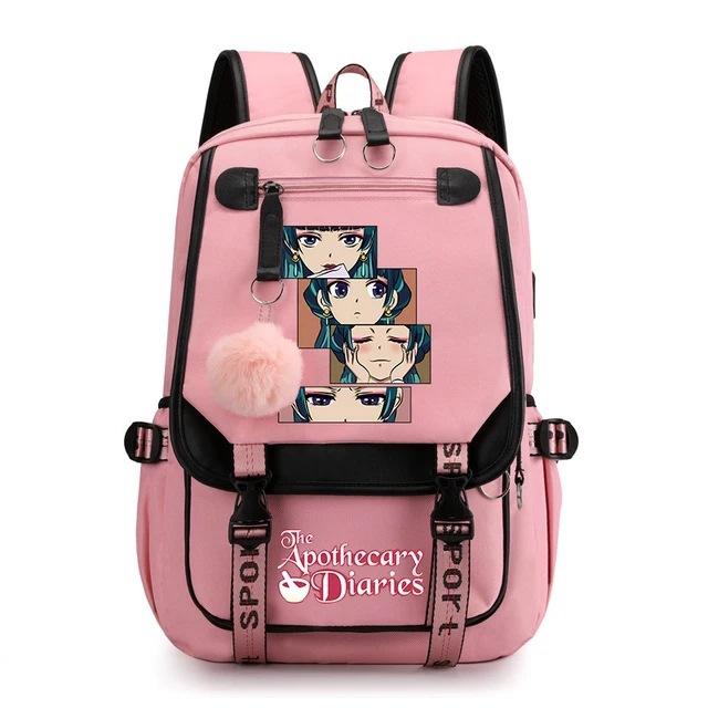The Apothecary Diaries Backpack Fashion Women Casual RucksackAnime Maomao School Bags Teenager Outdoor Travel Daypack Mochila