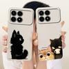 Für Xiaomi Redmi K90 Niedliche Katze Blume Cartoon Handyhülle Für Redmi K 90 K90 Pro Max 5G Stoßfeste Weiche Silikonhüllen Stoßfänger