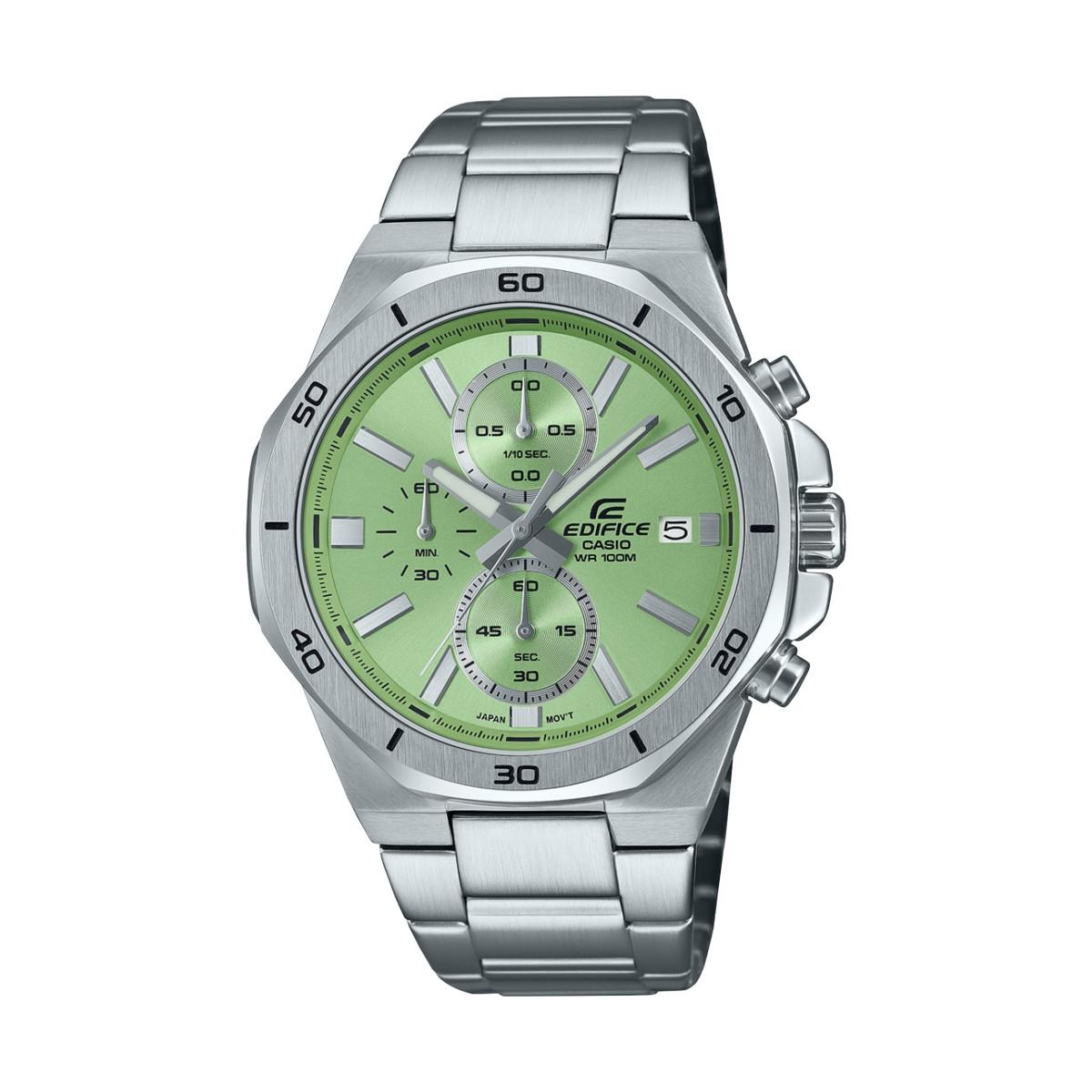 

CASIO EDIFICE Mod. OCTAGONAL CHRONOGRAPH - GREEN EFV-640D-3AVUEF