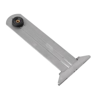 0-10mm Reifenprofiltiefenmesser 0,1mm Genauigkeit Profiltiefe Messschieber Edelstahl Rad Reifen Tiefenmesser für Auto