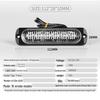 Universal Ultra-Thin 6LED Strobe Side Grille Light 12V/24V for Trucks