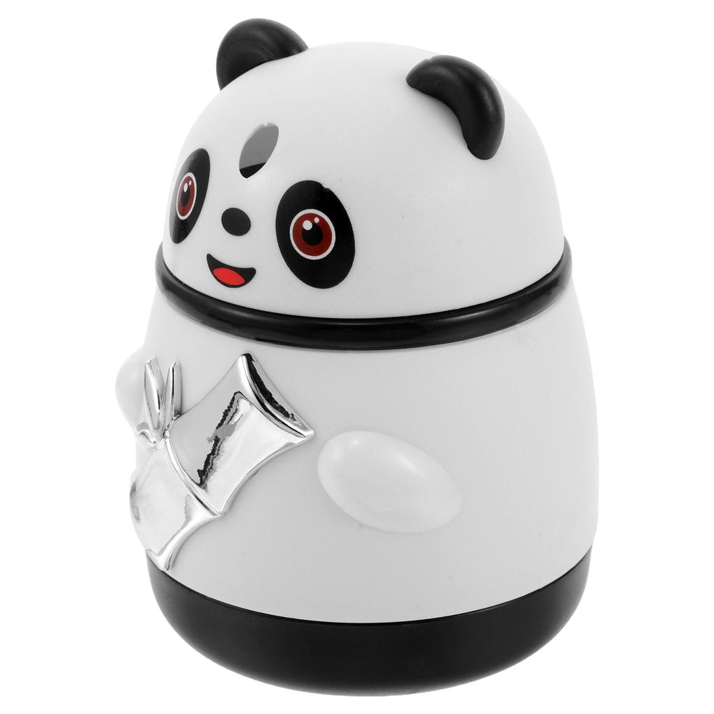 Novelty Panda Toothpick Dispenser Automatic Dispensing Mechanism Decorative Toothpick Holder for Table Kitchen Restaurant Home