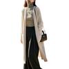 Autumn And Winter New Wool Cardigan Women'S Long Knitted Coat Loose Solid Color Fashion Thin Temperament Coat
