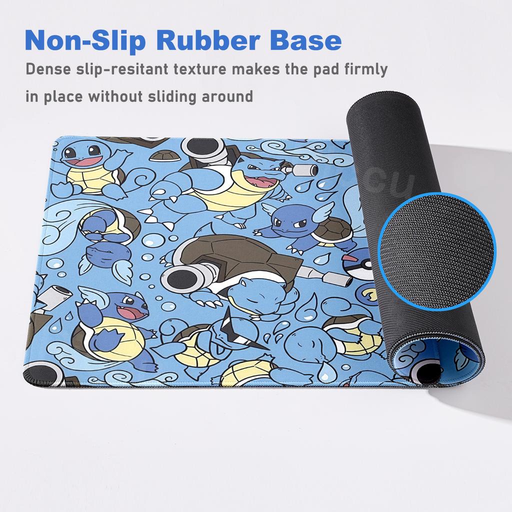 Mouse Pads Laptop Extended Protective Carpet Computer Game Mousepad Cartoon Pokemon K-Kirby PC Accessories Keyboard XXL Desk mat