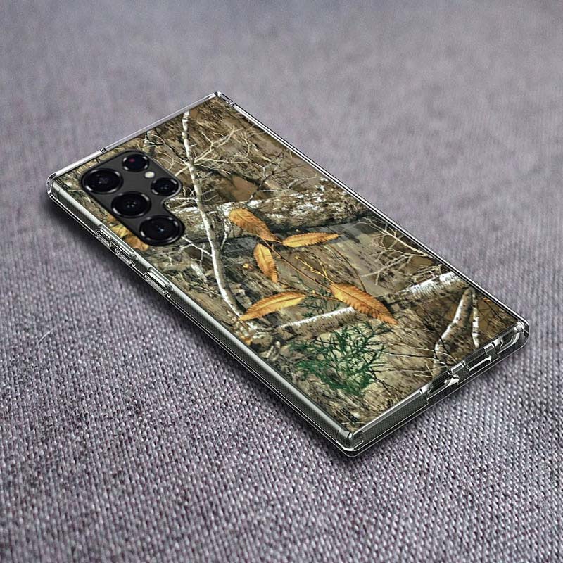 

Casing Camo Hunting for Phone Case For Samsung Galaxy S24 S23 S21 S20 FE S22 S26 Ultra S25 Edge S10 Plus Cover Clear TPU Capa Sh Samsung S23 FE