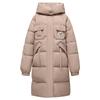 Down cotton coat for women, 2025 winter new style cotton coat, medium and long fashionable all-matching thick loose figure-flattering winter coat