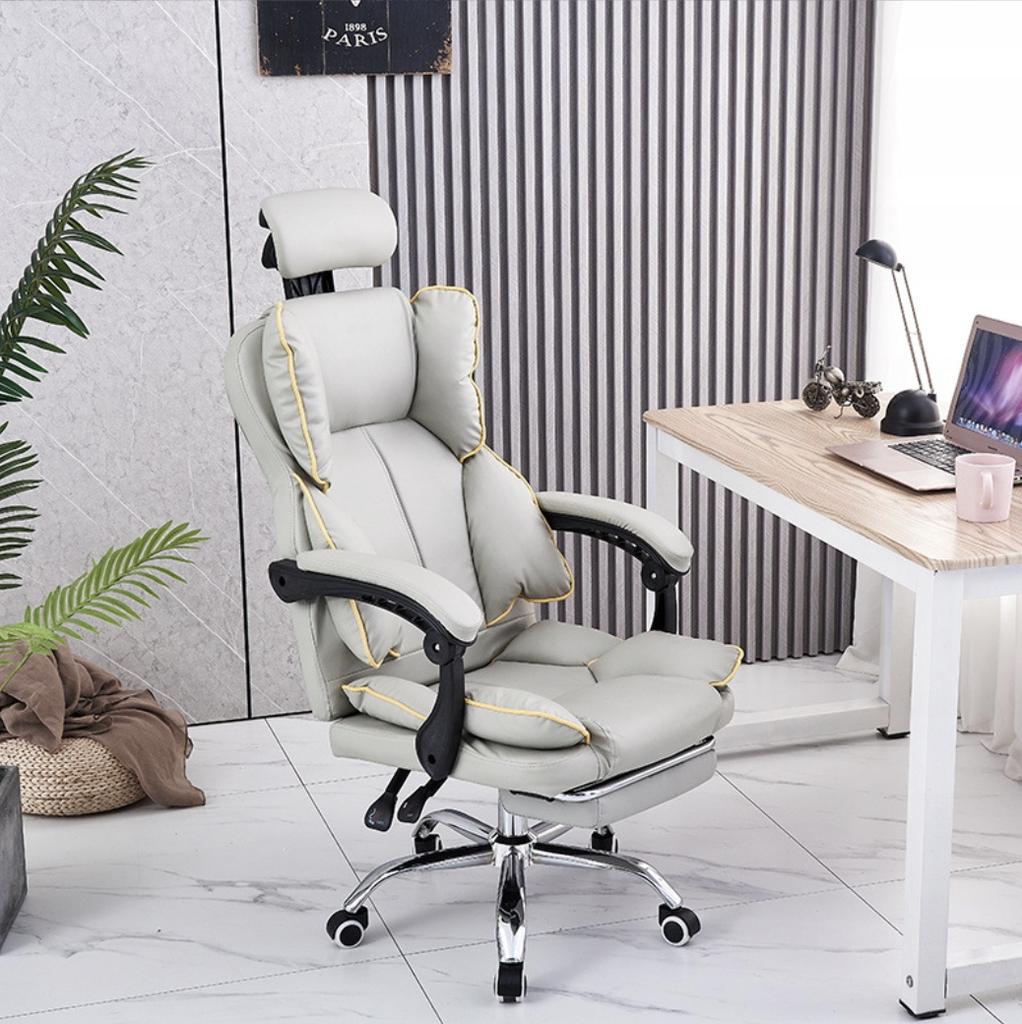 COMO gray ergonomic swivel office chair