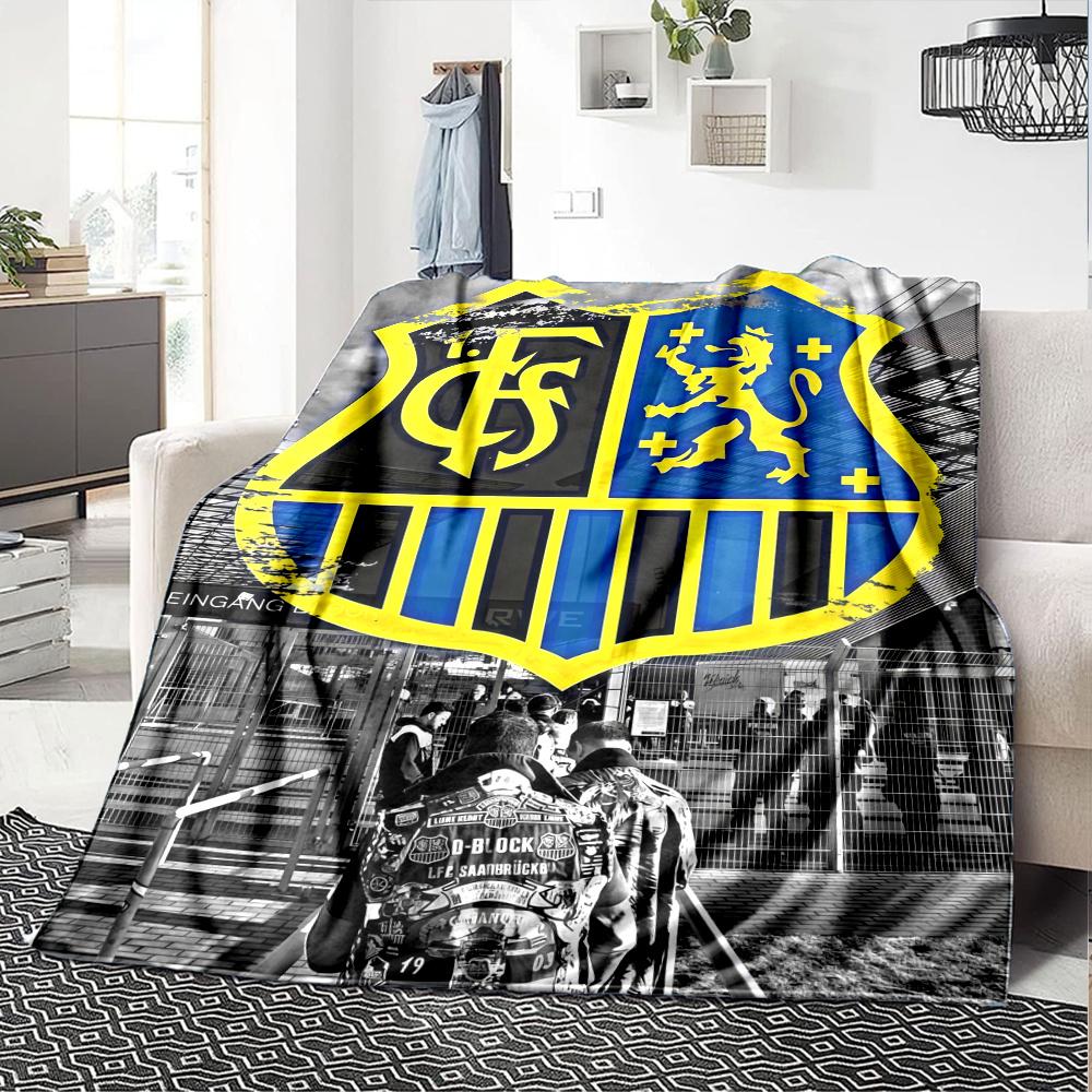 Fc Saarbrcken Blanket, High quality Comfortable for All Seasons, Home Decor, Warmth and Comfort