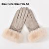 Plush Wrist Touch Screen Gloves Suede Winter Gloves New Cycling Gloves  Outdoor Activities