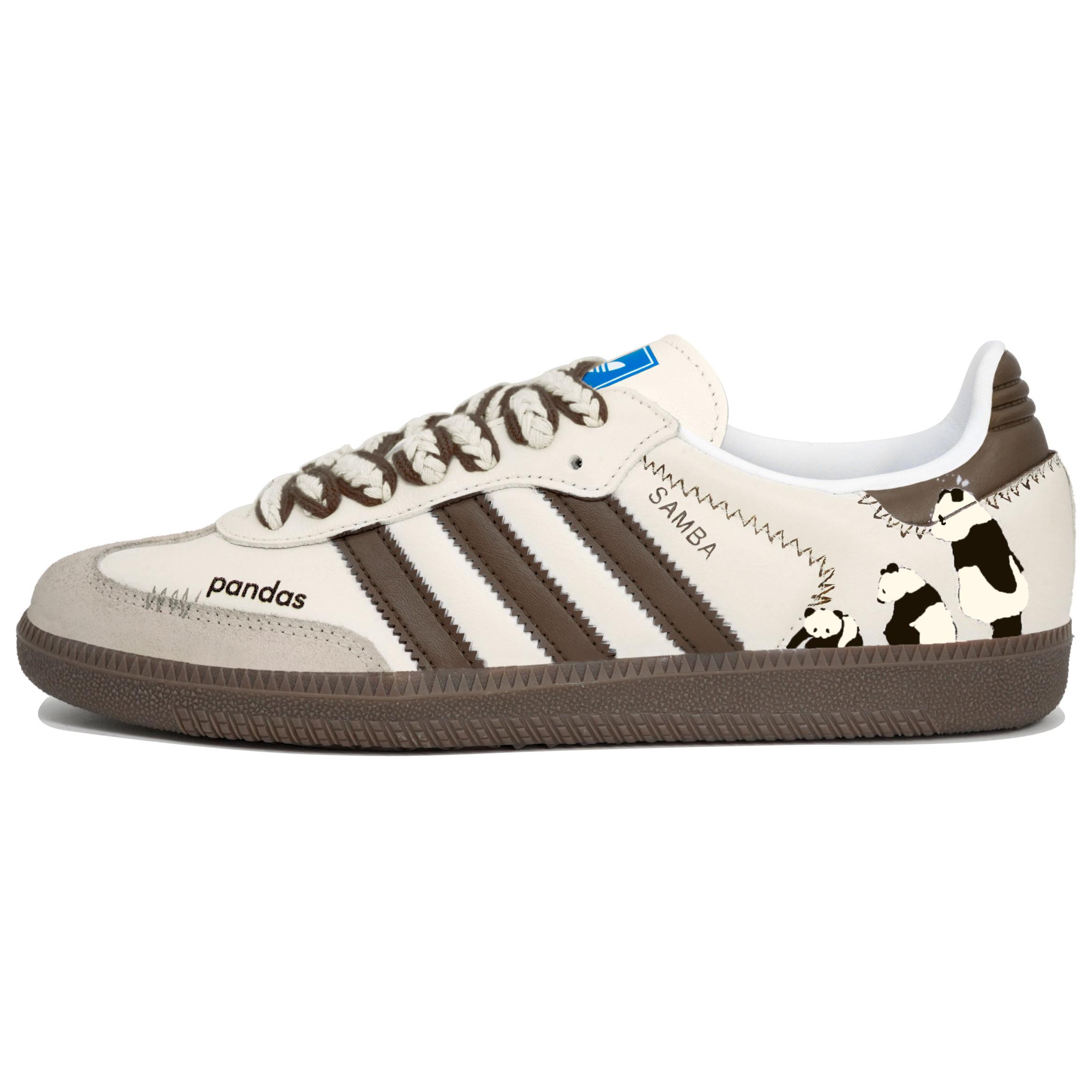 

Adidas Originals SAMBA OG Lightweight And Breathable Low top Skateboard Shoes Unisex Beige Coffee B75806(Team113-) 36⅔