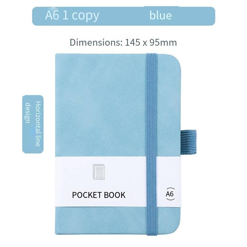 A6 A7 Mini Notebook Portable Pocket Notepad Memo Diary Planner Agenda Organizer Sketchbook Office School Stationery