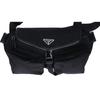 Prada [Excellent Condition] 2VH174 Re-Nylon Triangle Logo Plate Shoulder Bag blackUsed