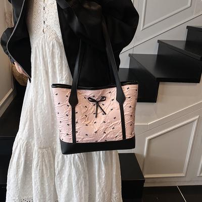 Casual and Beautiful New Summer Shoulder Armpit Bag Large Capacity Tote Bag Student Commuting Handbag