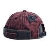 Adjustable Docker Cap Retro Hip Hop Hat Versatile Melon Hat  Unsiex