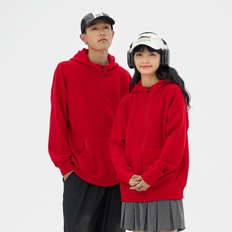 Customizable Zippered Hooded Sweatshirt FXHD9902