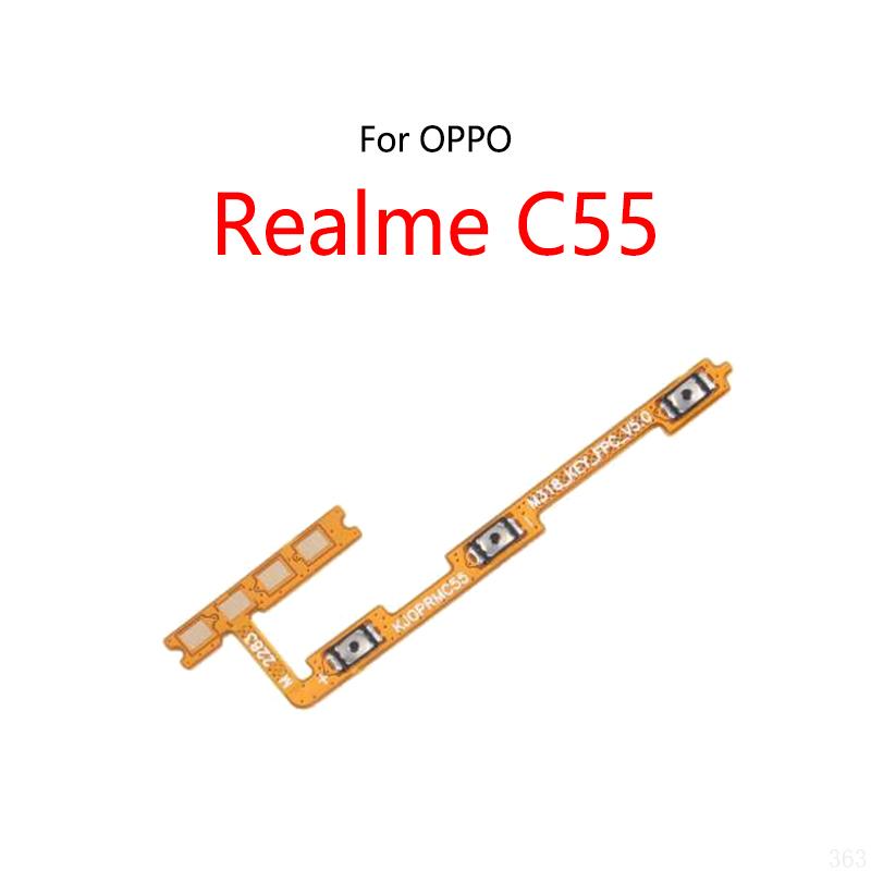 Power Button Switch Volume Mute Button On / Off Flex Cable For OPPO Realme C55