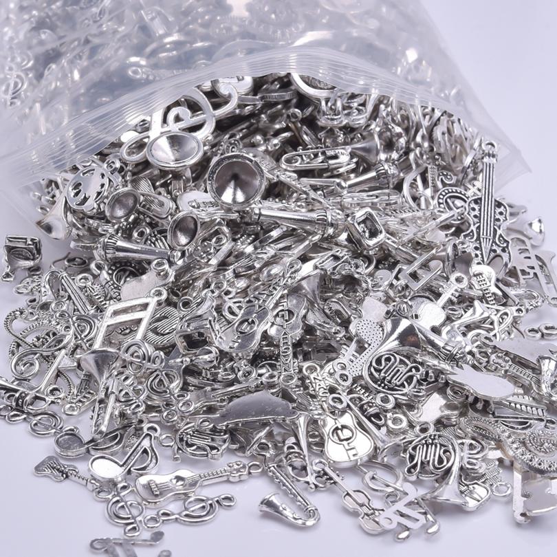 Gemischte Hip Hop Accessoires Musik-Anhänger Für Schmuckherstellung Zubehör Headset Gitarre Mikrofon Metallanhänger DIY Schlüsselanhänger Ohrringe