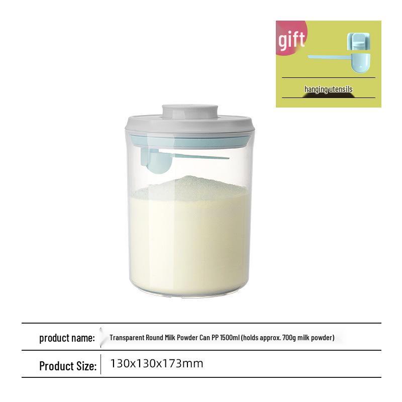 Contenant de stockage portable Ankou pour lait en poudre et céréales pour bébé - Étanche à l'humidité, hermétique, pour portionner en déplacement
