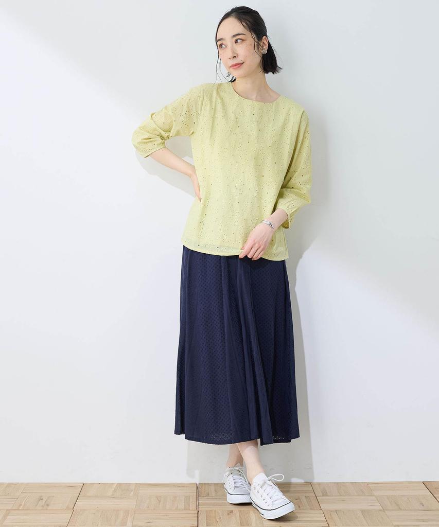 DECOY Embroidered Size Size L Women's T-Shirt, 491171, Yellow,