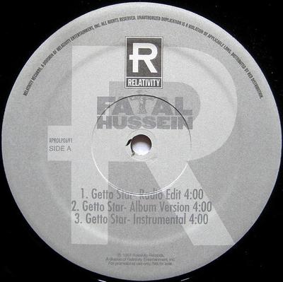 12inch Record HUSSEIN FATAL - Getto Star RPROLP0691PROMO Relativity 1997 US Rap & Hip-Hop/R&B Used