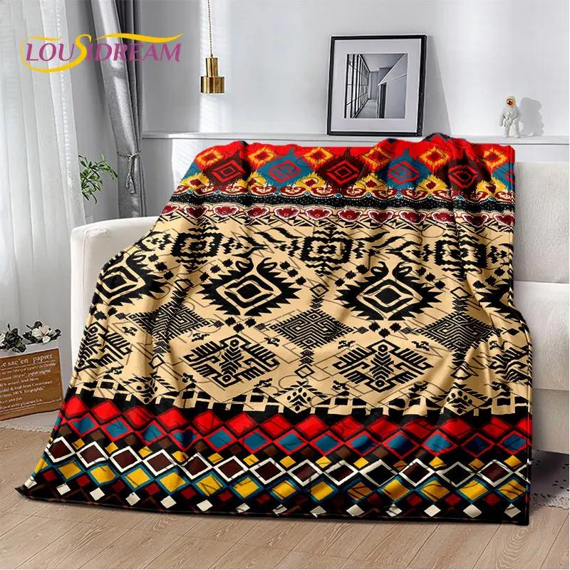 Bohemia Nordic Persia Series Soft Plush Blanket,Flannel Blanket Throw Blanket for Living Room Bedroom Bed Sofa Picnic Cover Kids