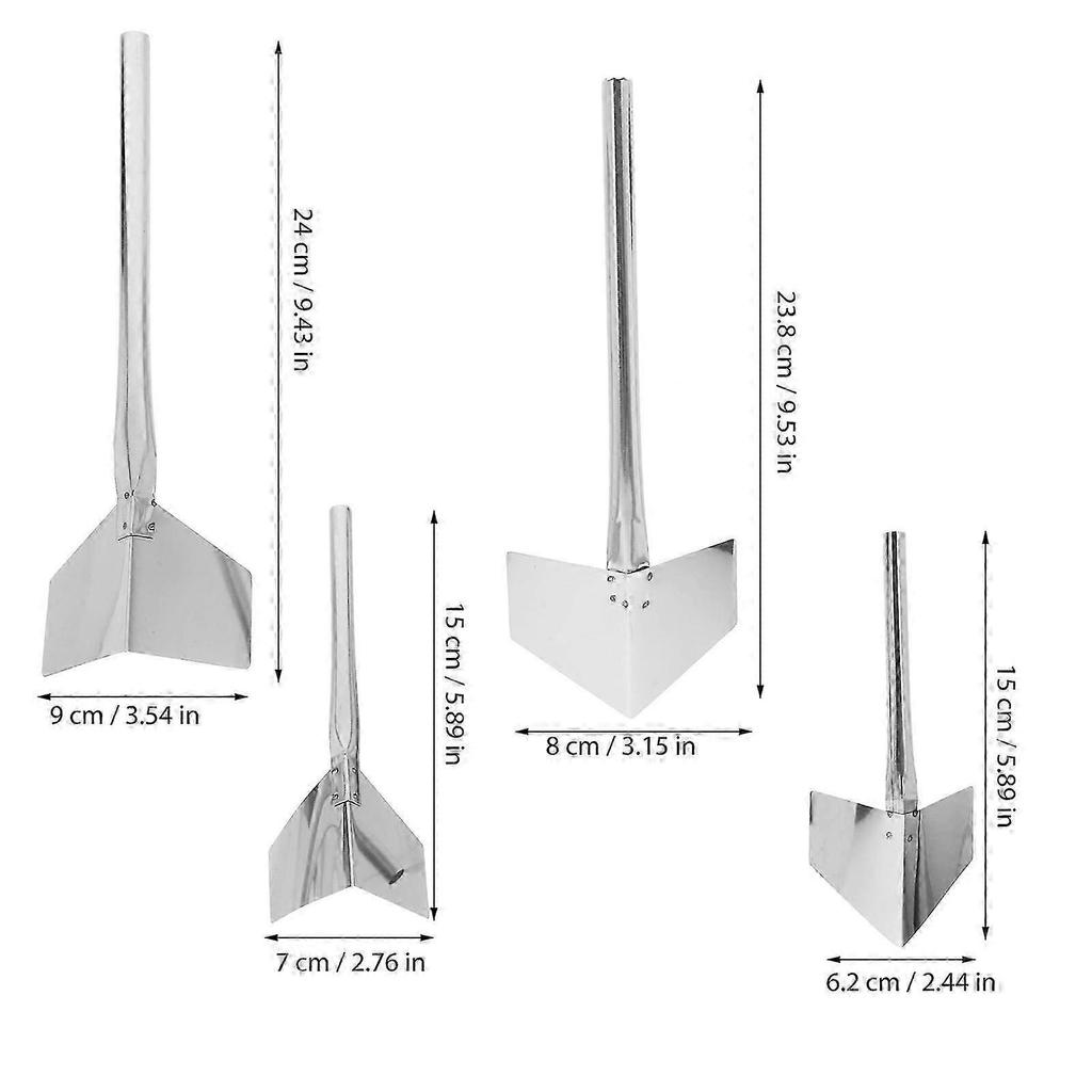 Putz-Eckwerkzeuge 4 Stück Gewinkeltes Gipskartonwerkzeug 24x9x2,00 cm Baustellen Vielseitige Polierfähigkeit