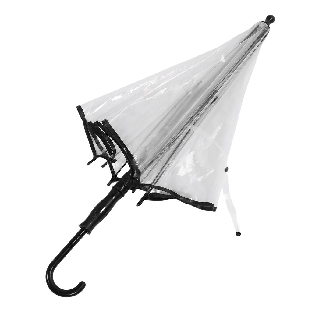 Water Spraying Umbrella Transparent Look Long Handle Multifunctional Summer Umbrella Toy for School Outdoor Beach