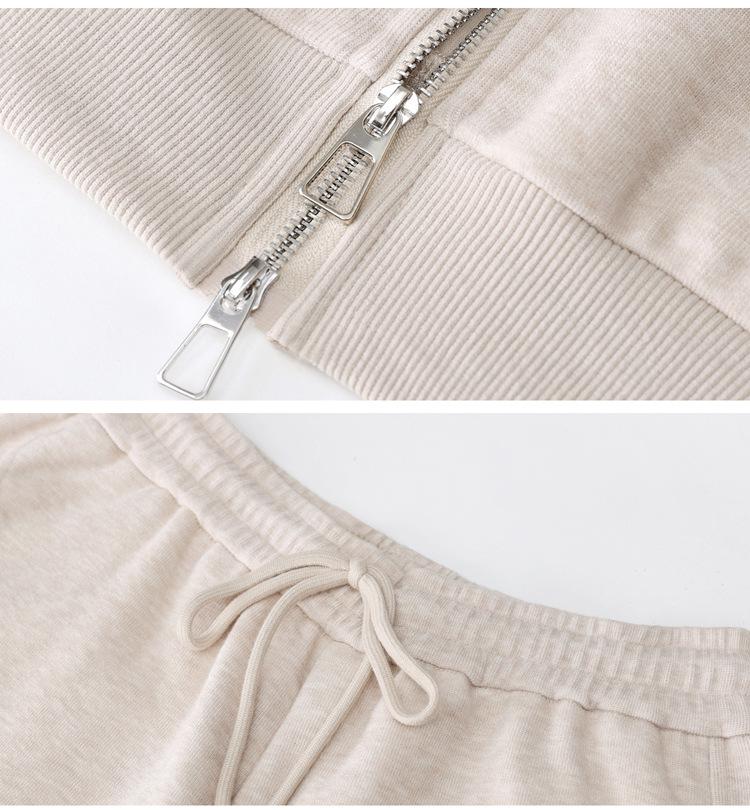 Stylish Women's Spring/Autumn Tracksuit Cardigan: Casual, Fashionable, Loose-Fitting Two-Piece Set