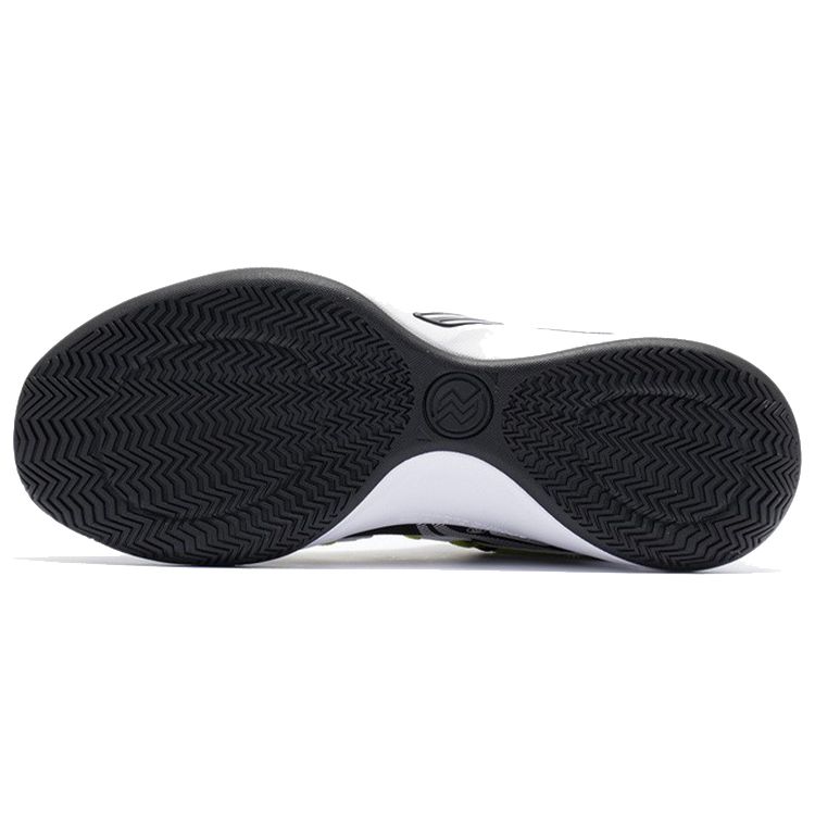 Li Ning Flash Team Durable Non-Slip Low-Top Basketball Shoes Men sneakers Black White ABPR045-1