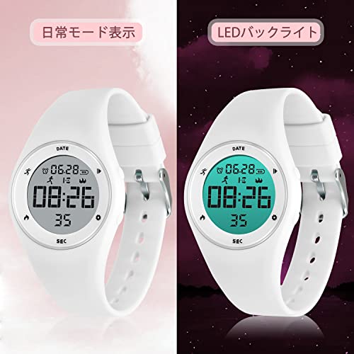 BEN NEVIS Kids' Digital Watch, Activity Tracker for Boys and Girls, Waterproof and Rechargeable, Sports Watch with Pedometer, Distance Tracking, Alarm