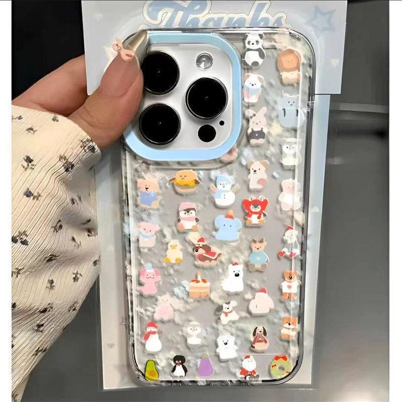 

Мягкий чехол Inspired Animal Collection для iPhone 15/14/13/12 Pro Max для женщин iPhone 15 Plus