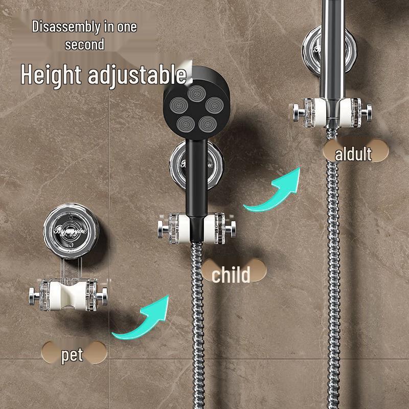 Adjustable Suction Cup Shower Head Holder