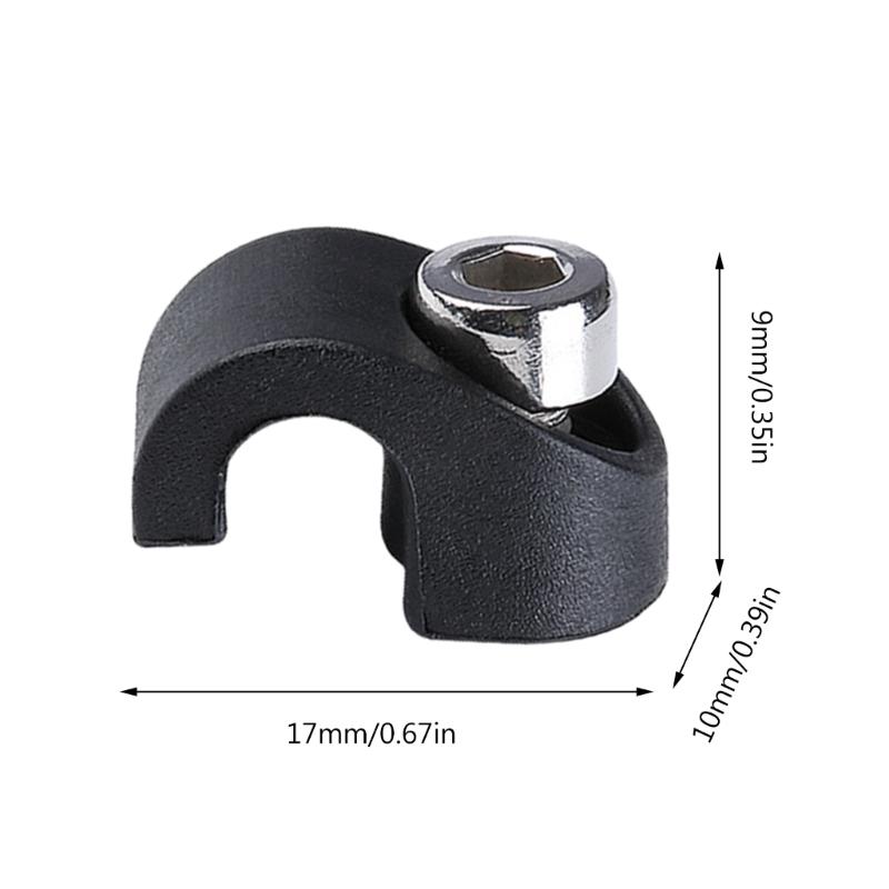 10 ks klipů na lanka jízdního kola Svorky na bowdeny brzdového lanka vidlice jízdního kola Odolné