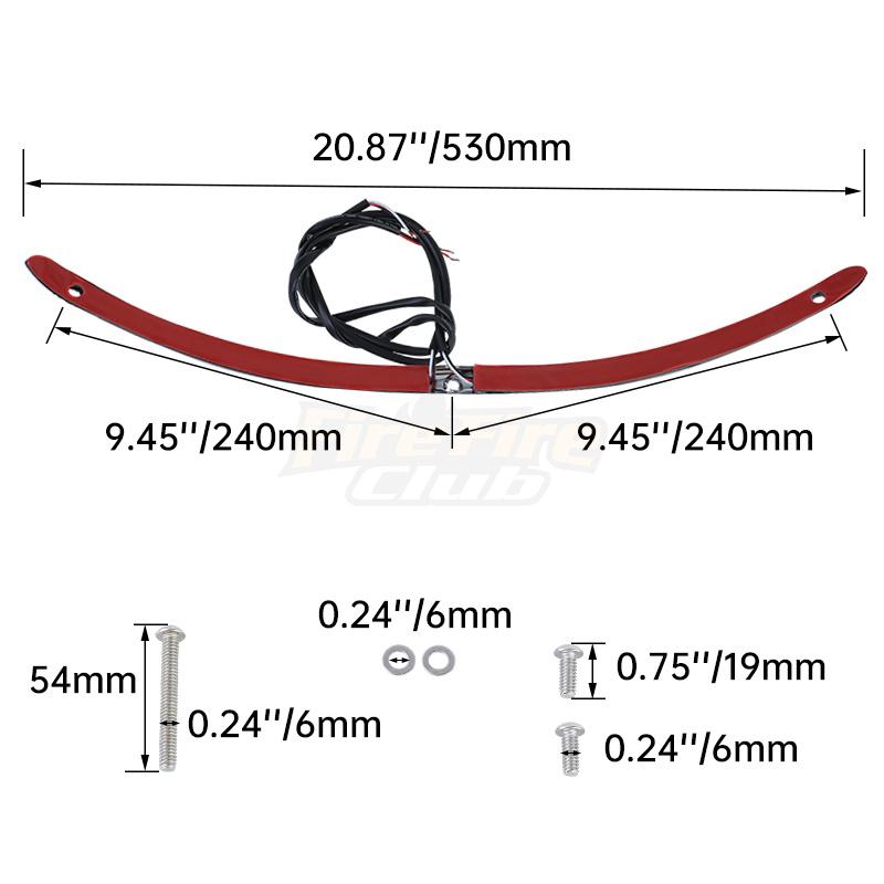 Motorcycle Chrome Windshield Trim Flasher Turn Signal LED Light For Harley Touring Electra Street Glide Classic 2014-UP