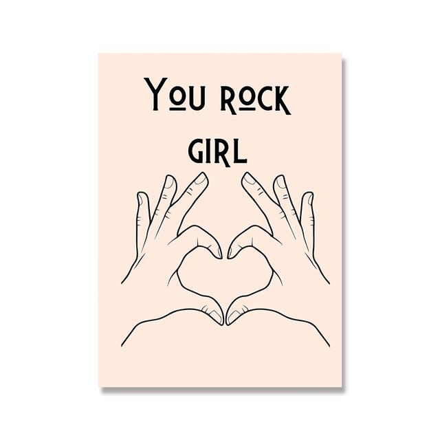 Boho Feminist Pagan Mantra Wiccan Wall Art Poster Print Abstract Snake Girl Body Organ Canvas Painting Living Room Home Decor