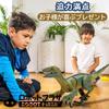 ROBOT PLAZA Dinosaur for Birthday Gift for Boys Ages Elementary School Students Radio-Controlled Toy, Moving, Roaring, Lighting, Spraying, Walking,