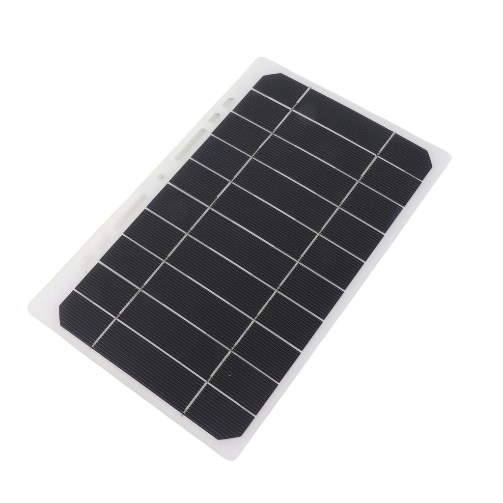 Solarpanel, 10W 5V 2A Monokristallines Silizium Solarbetriebenes Panel für Smartphones, Tablets, Kameras, Solar für Camping Wandern Outdoor Wohnmobilreise