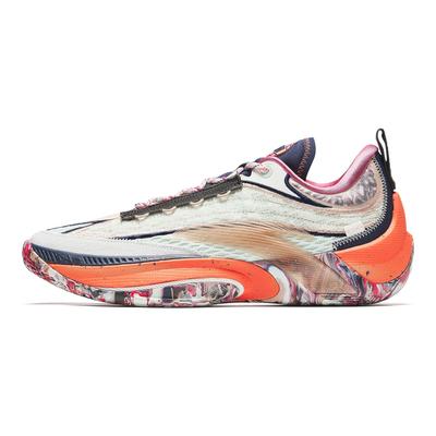 Shunxi 1 ESG Stickstofftechnologie Professionelle Basketballschuhe Herren Sneaker Grün Orange Blau 912421111Q-4