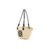 Loewe Anagram Basket Small Bag Natural/Black Women Tote_bags A223P65X01-2165