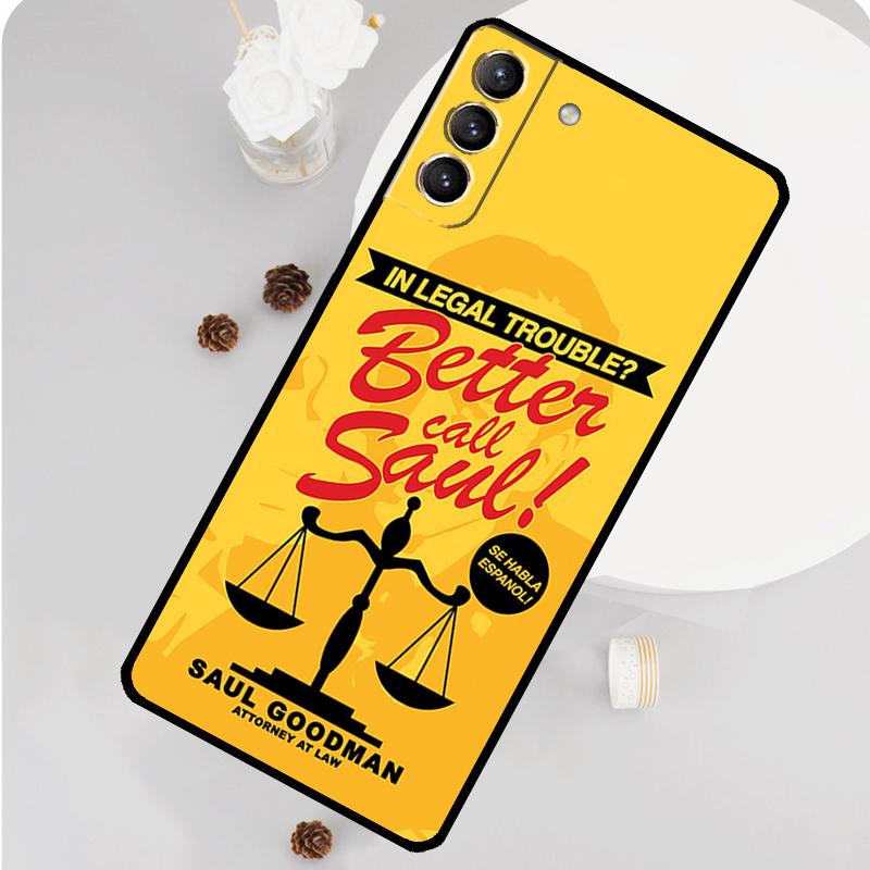 Better Call Saul Phone Case For Samsung Galaxy S24 S26 Ultra S20 S21 S22 S23 S25 Plus S10 S25 FE Funda Cover