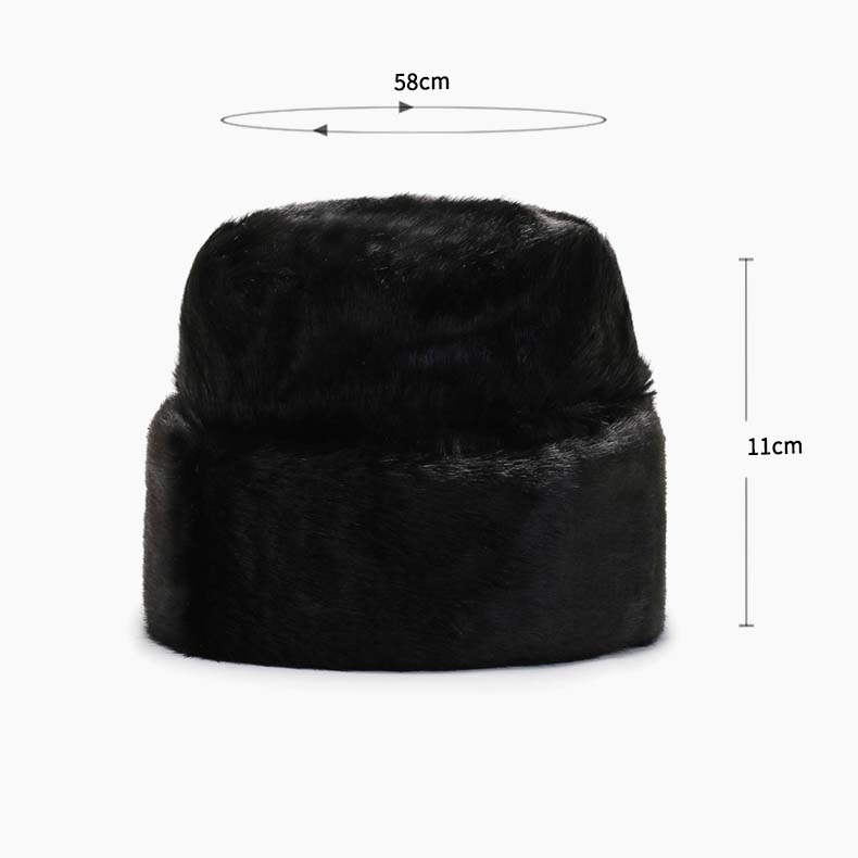 WTEMPO Men's Autumn Winter Outdoor Cycling Skiing Hats Windproof Cold-proof Warm Bomber Hats Couple Faux Fur Ear Protection Plush Hats