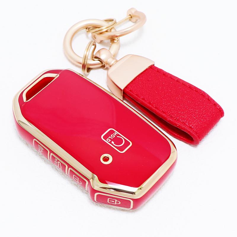 Auto For Kia Seltos Sorento Soul Sportage Telluride K5 Ceed Cerato Forte Niro Tpu Car Key Case Shell Fob Cover Keychain Keyless
