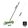 KADAX Scarifier, Manual, One-sided, On Wheels, for Lawns, 140 X 48 Cm, Green