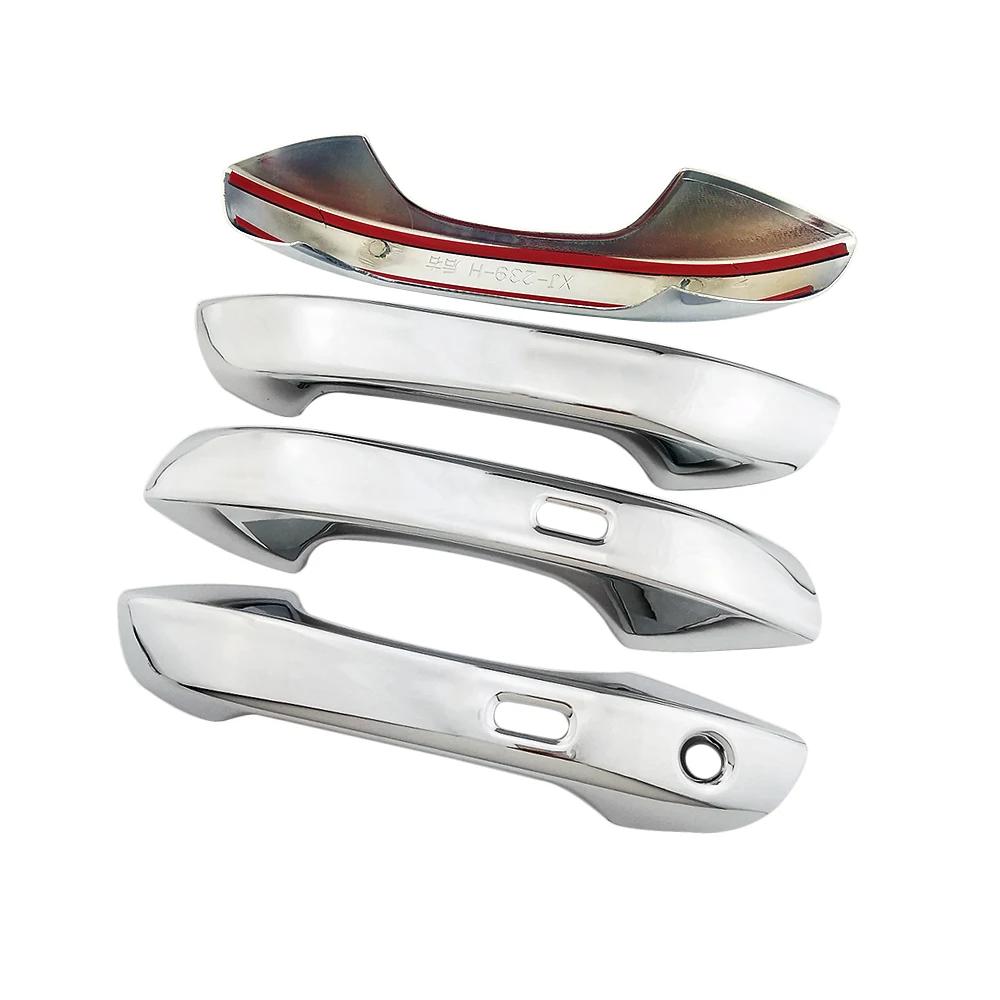 Für Volkswagen VW Golf 8 MK8 2020 2024 LHD Carbon Faser Farbe Ändern Chrom Türgriff Abdeckung Trim Schutz Aufkleber