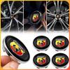 4pcs 60mm Car Wheel Center Hub Cap Rim Cover Emblem Stickers For Abbas Abarth Punto 124/125/500 Stilo Ducato Car Accessories